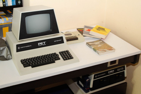 Commodore PET8004 mit Diskettenstation 8050